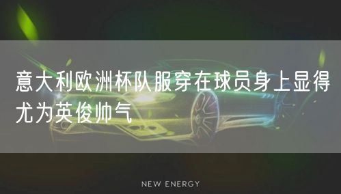 意大利欧洲杯队服穿在球员身上显得尤为英俊帅气