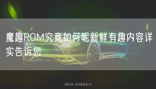 魔趣ROM究竟如何呢新鲜有趣内容详实告诉您