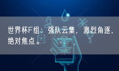 世界杯F组：强队云集，激烈角逐，绝对焦点。