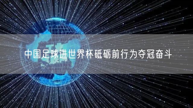 中国足球进世界杯砥砺前行为夺冠奋斗