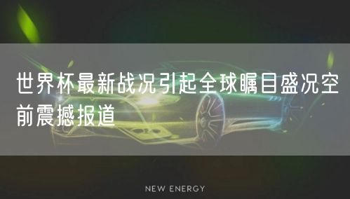世界杯最新战况引起全球瞩目盛况空前震撼报道