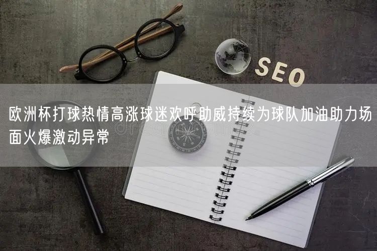 欧洲杯打球热情高涨球迷欢呼助威持续为球队加油助力场面火爆激动异常
