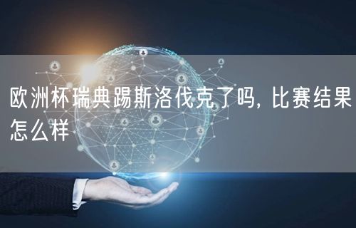 欧洲杯瑞典踢斯洛伐克了吗, 比赛结果怎么样