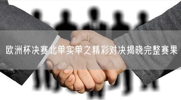 欧洲杯决赛北单实单之精彩对决揭晓完整赛果
