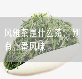 风雅茶是什么茶，别有一番风味。