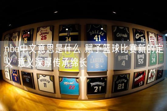 nba中文意思是什么 赋予篮球比赛新的定义 意义深厚传承绵长