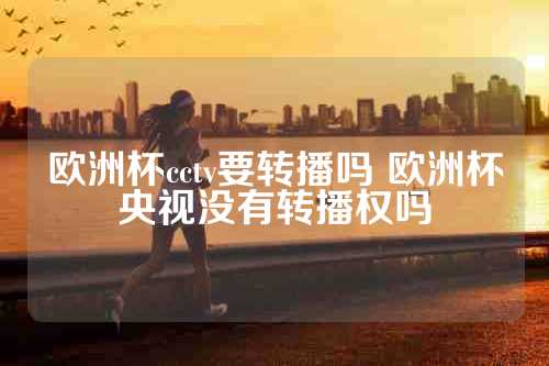 欧洲杯cctv要转播吗 欧洲杯央视没有转播权吗