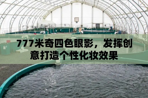 777米奇四色眼影，发挥创意打造个性化妆效果