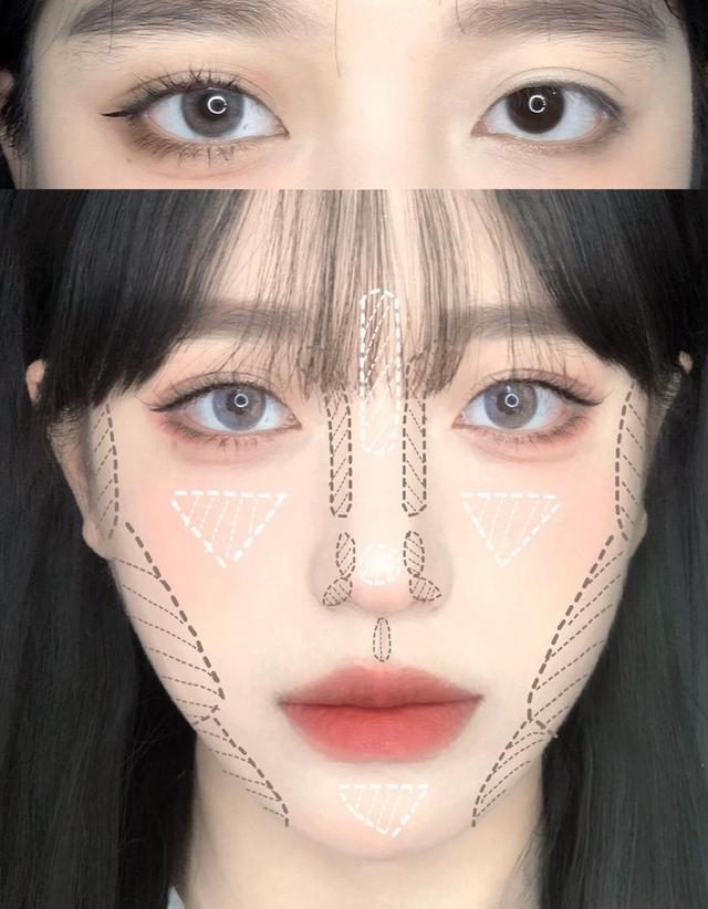 化妆好看女生黑白图片_化妆显黑_黑女生怎么化妆好看