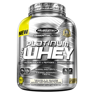 MUSCLETECH肌肉科技白金乳清蛋白粉巧克力味2.27kg
